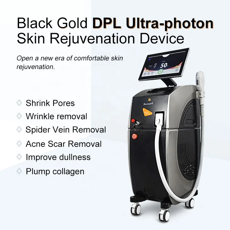

2022 best Black Gold dpl hair removal machine ipl Freckle Removal Skin Rejuvenation Device ipl Skin Rejuvenation Machine