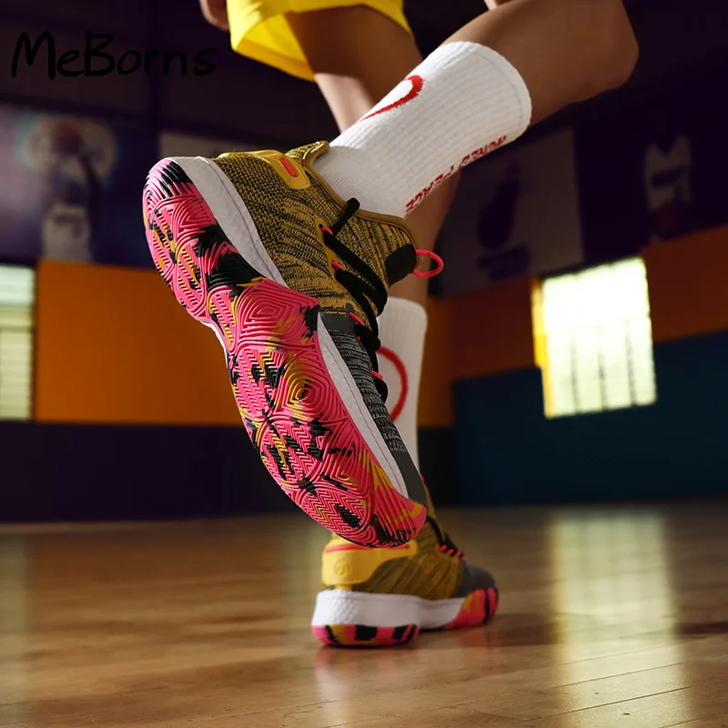 Высококачественные дышащие баскетбольные кроссовки мужские Нескользящие