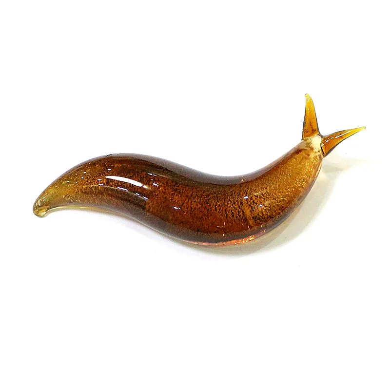Миниатюрная стеклянная статуэтка улитки JSSMTLP
