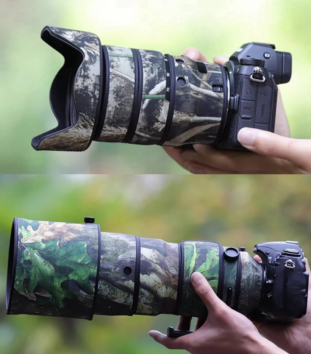 Мультипликатор камеры зум двойной объектив камуфляжный защитный чехол пистолет