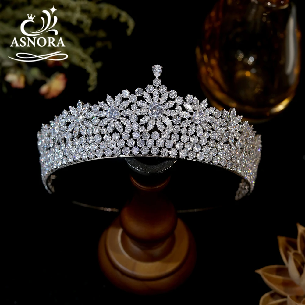 

Корона невесты обруч для вечерние женский день рождения корона король ручной набор AAA CZ тиары свадебные аксессуары для волос не выцветающие украшения