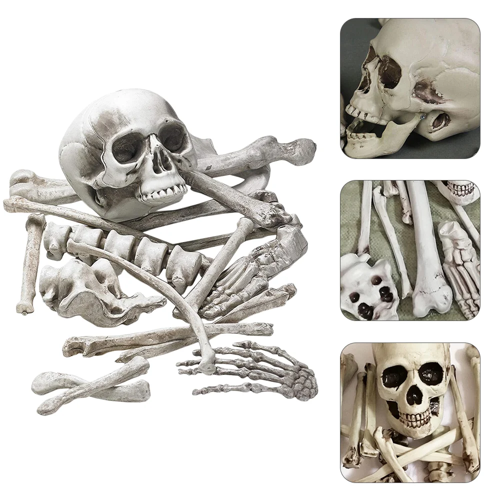 

Halloween Decor Bones Humans Decoration Plastic Supplies Haunted House Prop