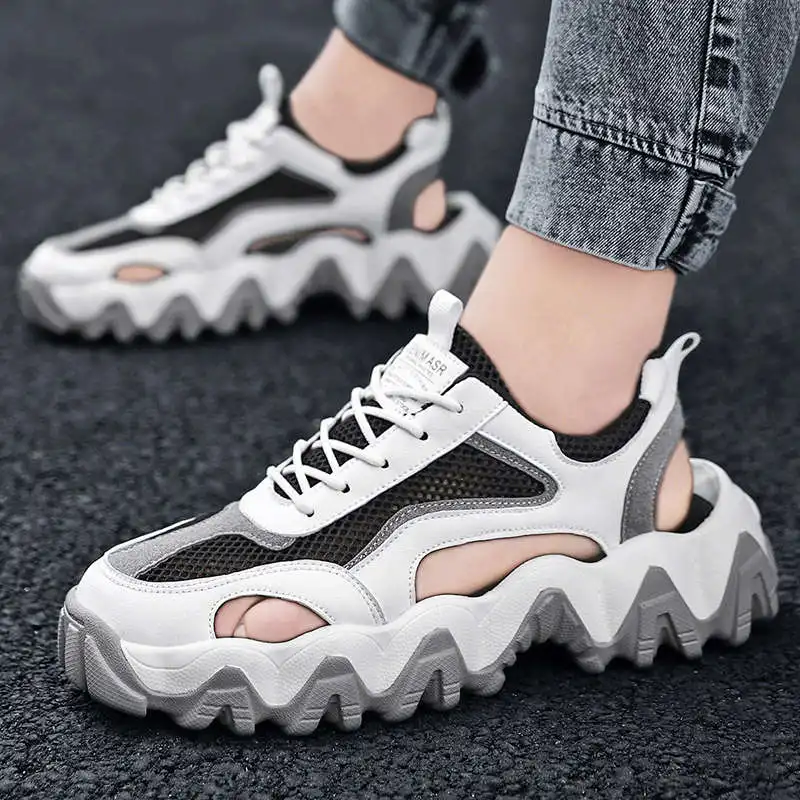 

Reef Sandals Men Without Heels Brand Men's Flip Flops Shouse Casual Leather Shoes Casual Clogs Deportibas Tennis Easy Original