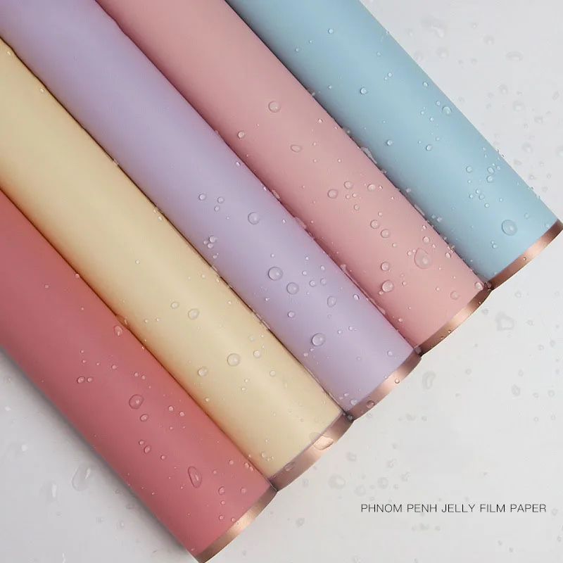 

40pcs/lot Flower Tissue Paper Gift Wrapping Paper Craft Packaging Paper Scrapbooking Korean Floristics Bouquet Plastic Material