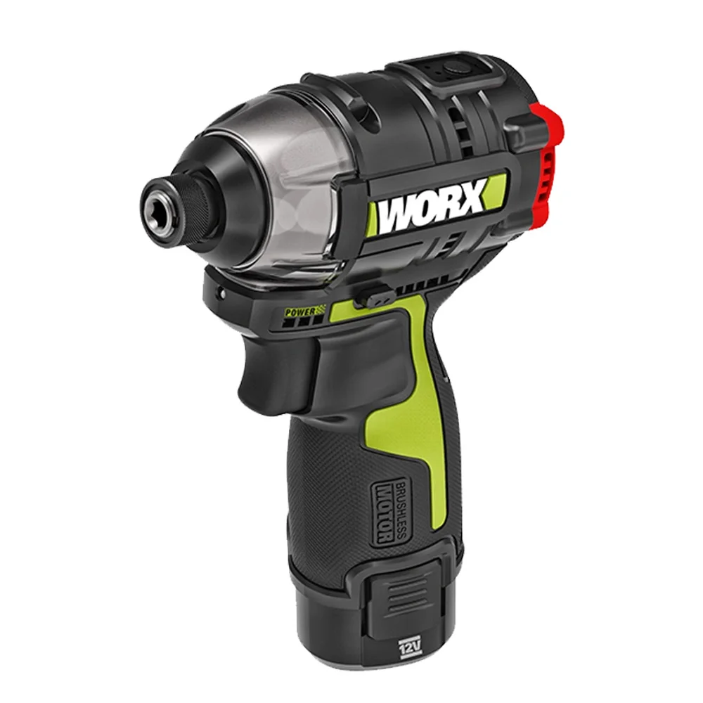 Worx WU132 Аккумуляторная ударная отвертка 200 Вт 140 Нм 12 В 3300 об/мин Бесщеточный