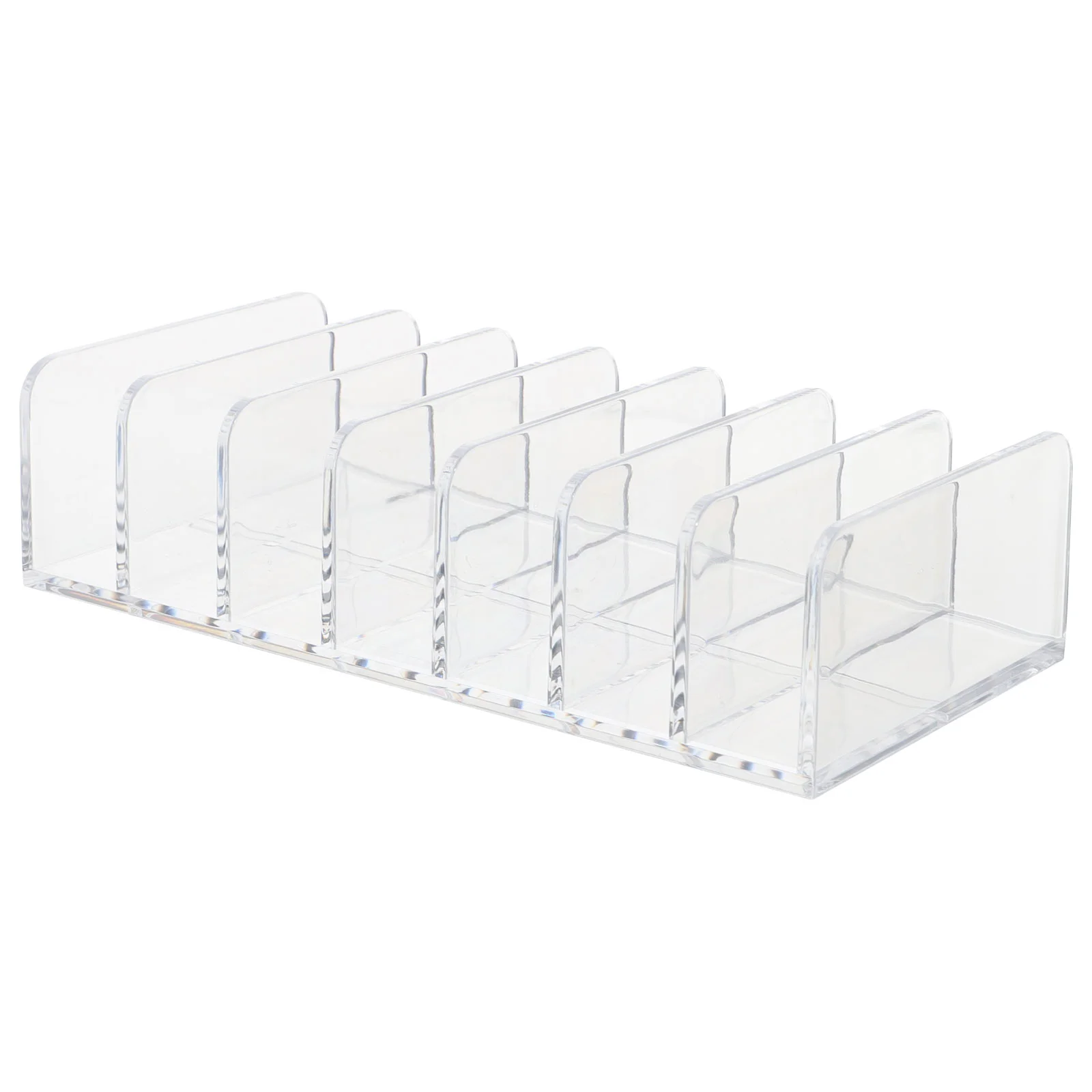 

Makeup Rack Organizer Storageacrylic Holder Pallet Divided Tray Desktop Display Compartment Standbox Eyeshadowpowder Make Shelf