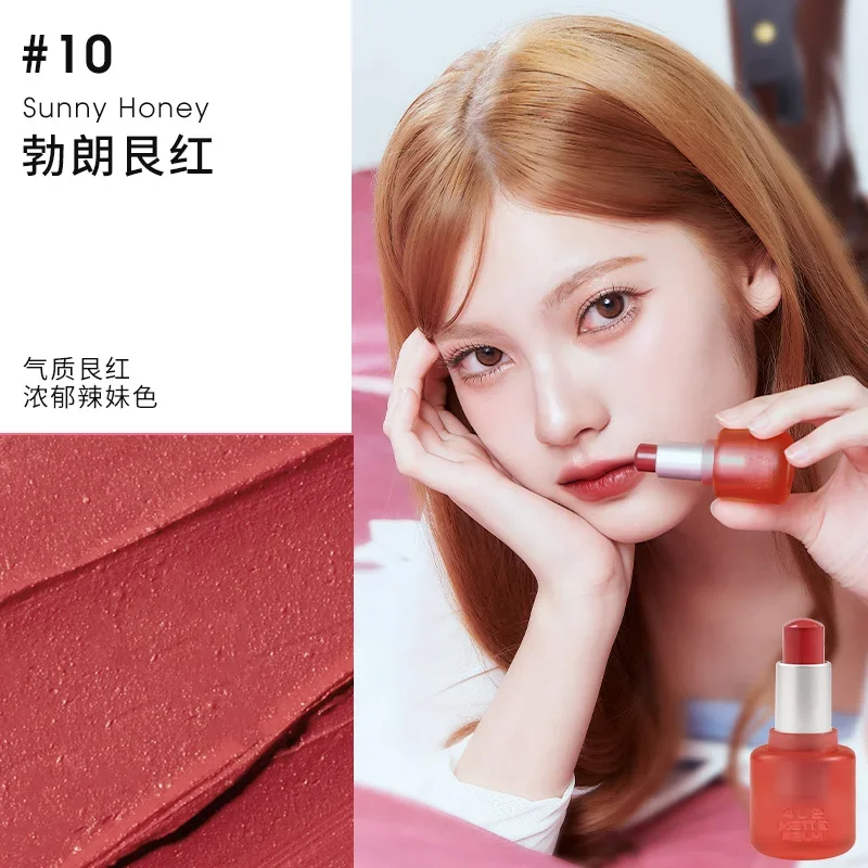 Таиланд 4U2 Губная помада Fat Dwen Series Мягкая матовая Не легко окрашенная чашка Rouge для