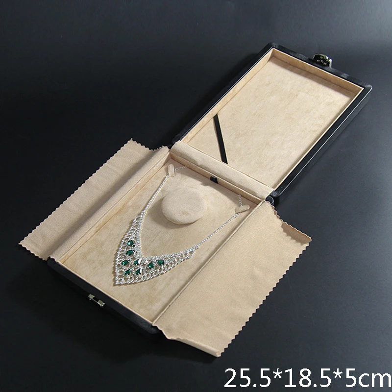 

Замшевая коробка для ювелирных изделий, ожерелья, Подарочная коробка, коробка для демонстрации открытых бриллиантов, коробка для хранения колец и лица, набор для ювелирных изделий, подарочная коробка