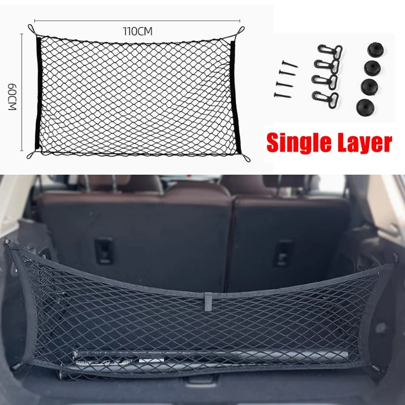 

Для Xpeng G9 2022 2023 2024 2025 автомобильная сетка для багажника, сумки для хранения внутренних багажников, износостойкий органайзер, автоаксессуары