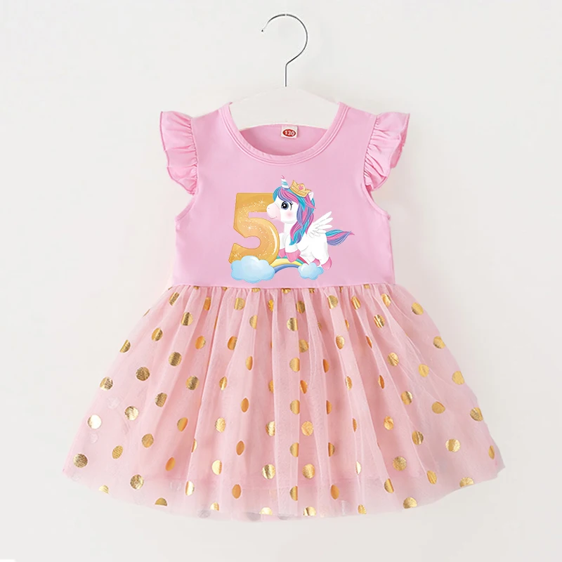 

Детское платье на день рождения, для девочек 1, 2, 3, 4, 5, 6