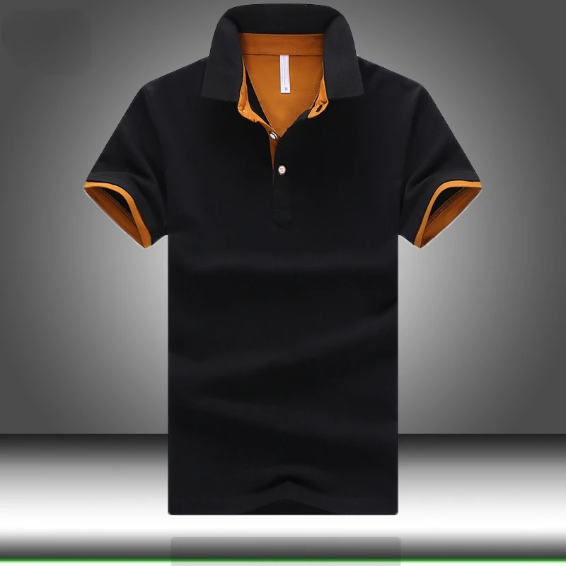 

2022 New Polo Shirts Short Sleeve Men Summer Business Casual Solid Male Polo Shirt Cotton Streetwear Men's Breathable Soft Tops