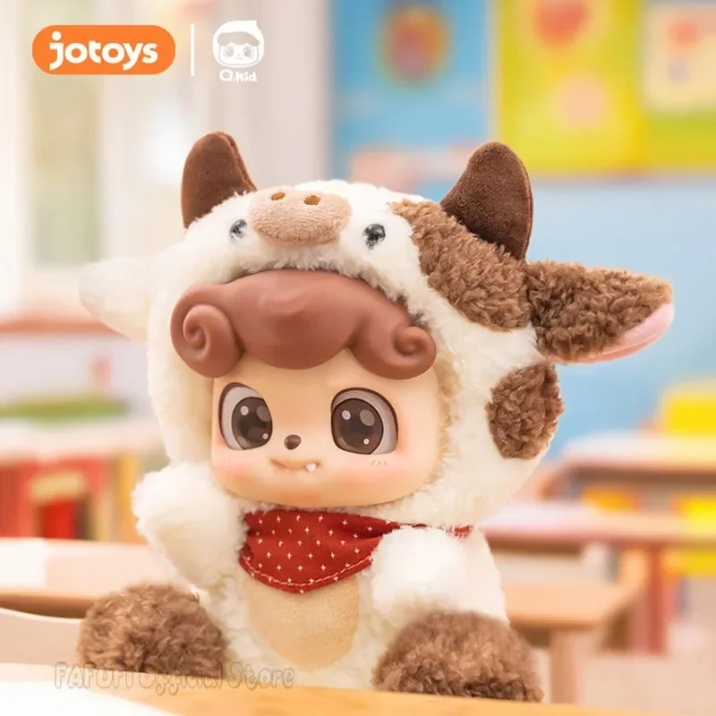 Фото JOTOYS Q.kid Animal Pre School виниловая серия слепая коробка игрушки Kawaii аниме фигурка Caixa Caja Surprise Mystery Box куклы подарок №4