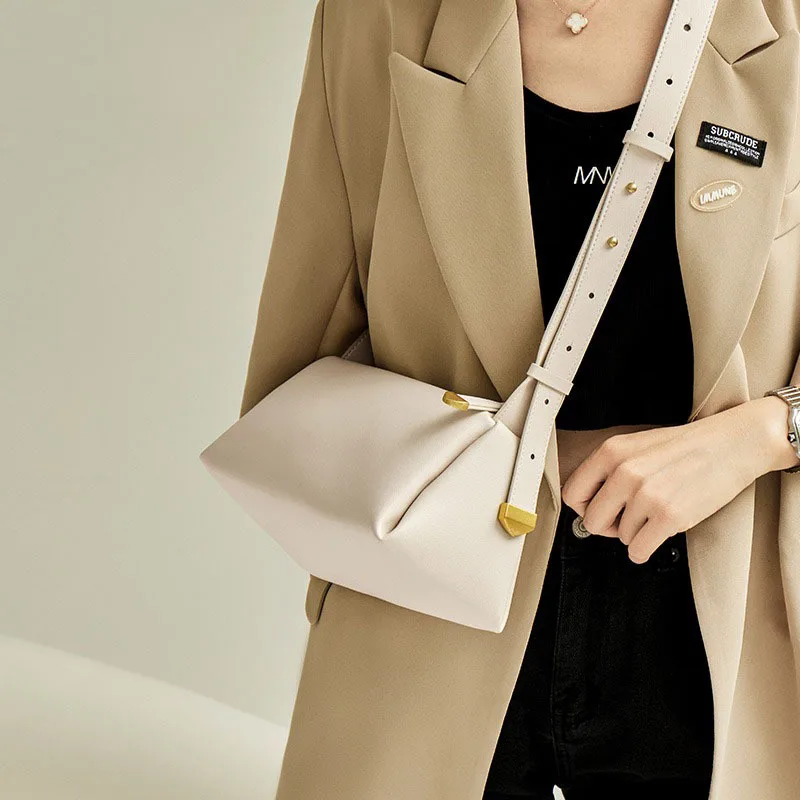 

Роскошная женская сумка из мягкой натуральной кожи, женская сумка через плечо с широким ремнем на одно плечо