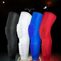 1pcs basketball knee pads lengthen breathable compression knee calf sleeves pads brace hiking cycling leg protectors