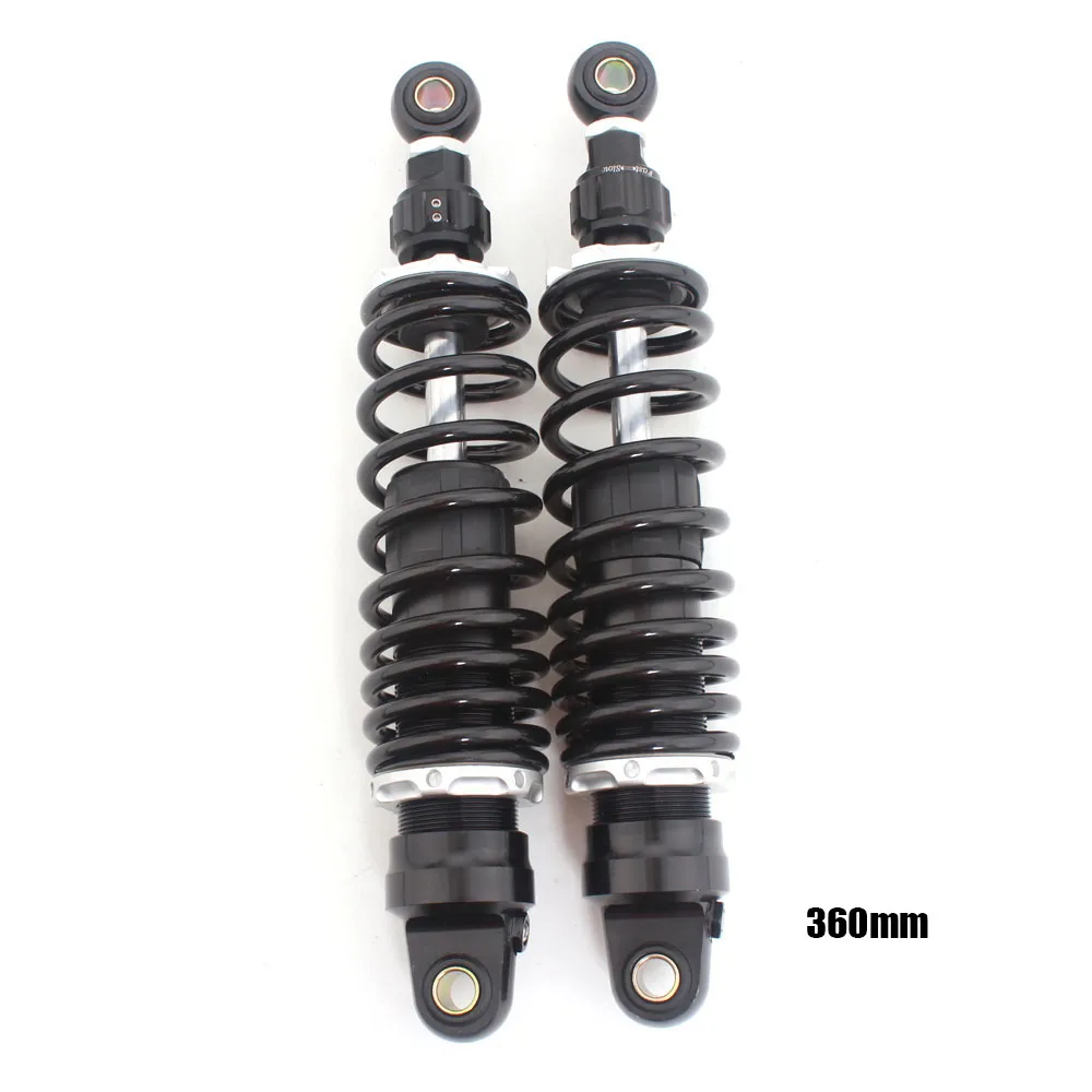 

340 360 мм задний амортизатор мотоцикла, подвеска для Harley Davidson Touring Sportster Bike Dirt Pit Bike ATV Quad Scooter