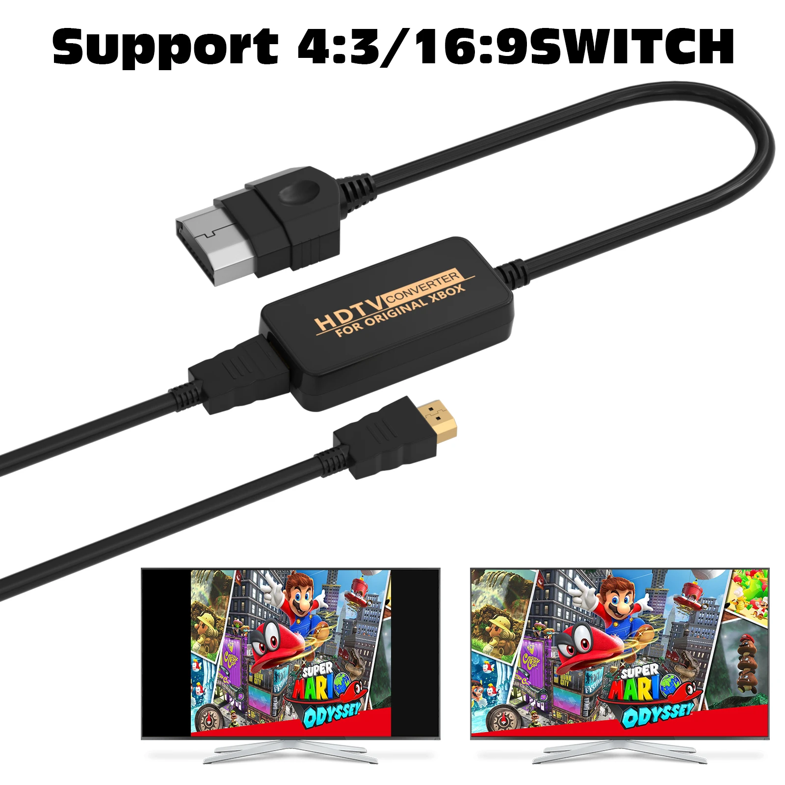 Original Xbox to HDMI Converter HD Link Cable for Original Xbox Convert to HDTV Adapter for XBOX 480P 720P 1080P HDTV Monitor