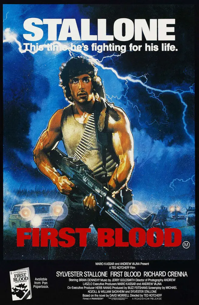 Первый фильм о крови Rambo металлический жестяной знак плакат настенный налет | Дом