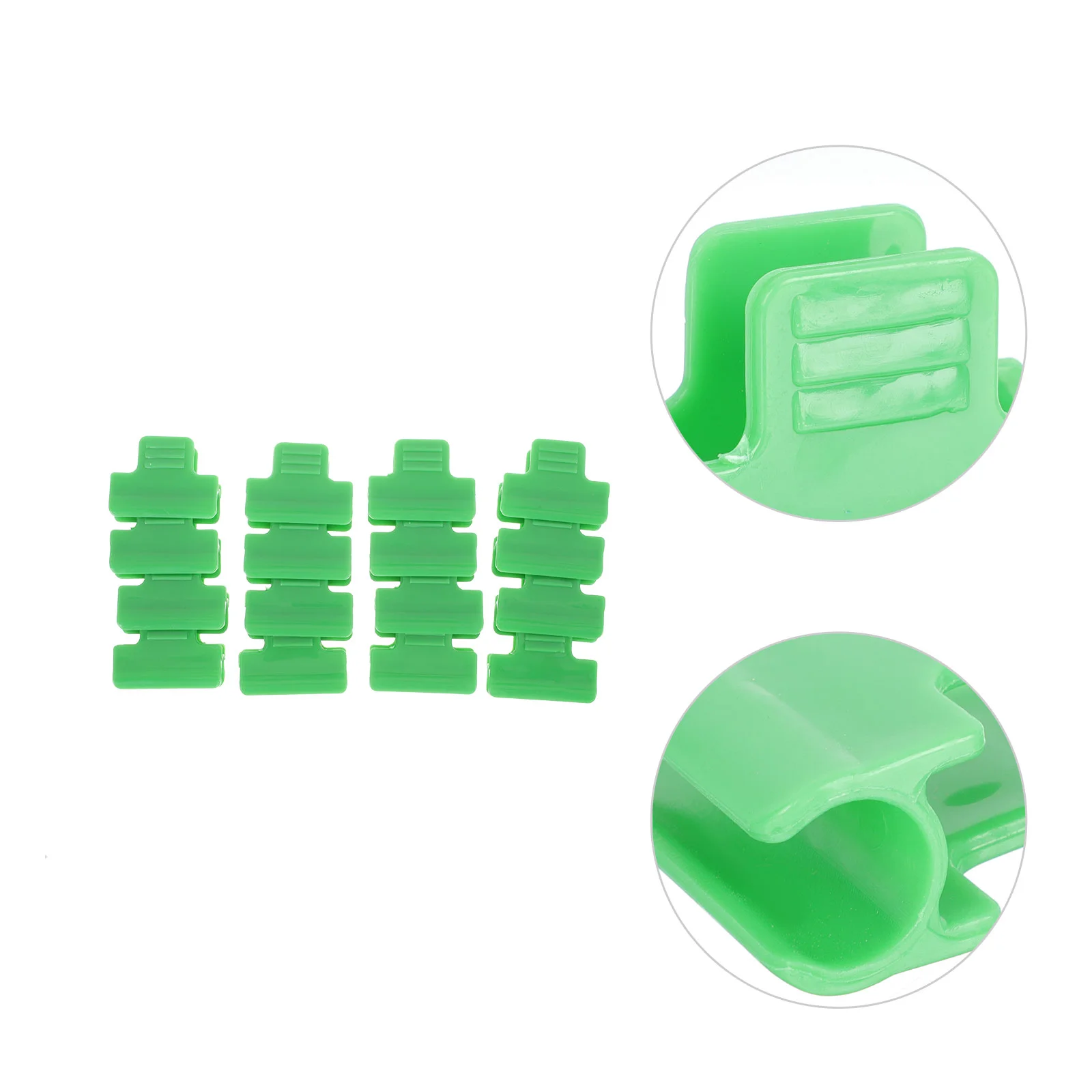 

40Pcs Greenhouse Clamp Clip Film Row Cover Netting Tunnel Clip Frame Shelters Shading Net for Extension Support Stakes