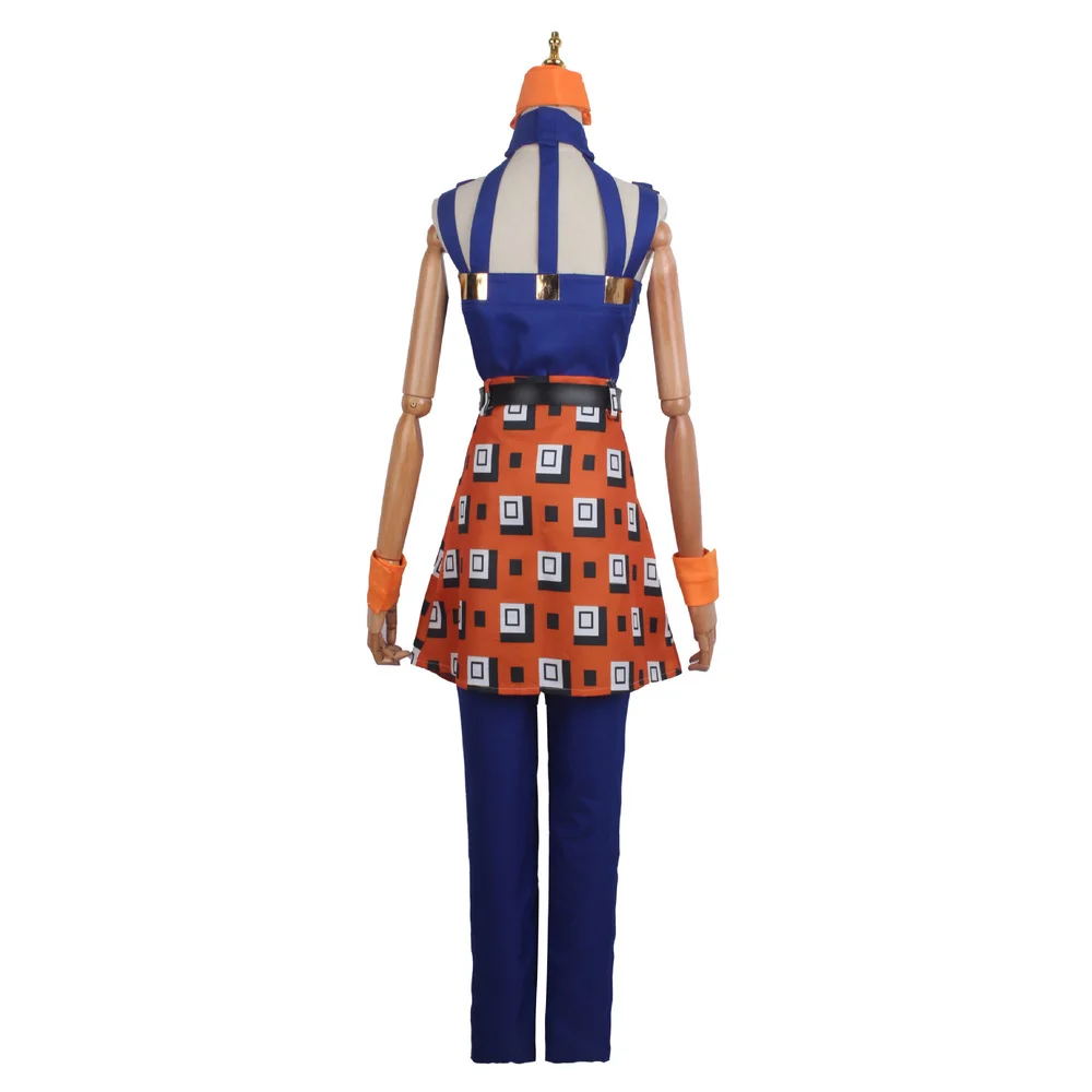Костюм для косплея CalebFaith из аниме Невероятные приключения Джоджо-Narancia Ghirga топы