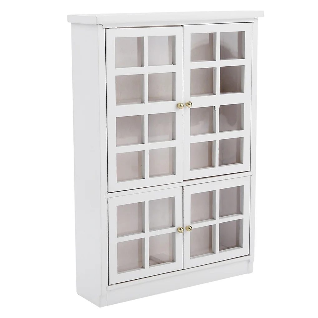 

Миниатюрный буфет 1 12, книжная полка для кукольного домика, фотостеллаж, декоративный буфет