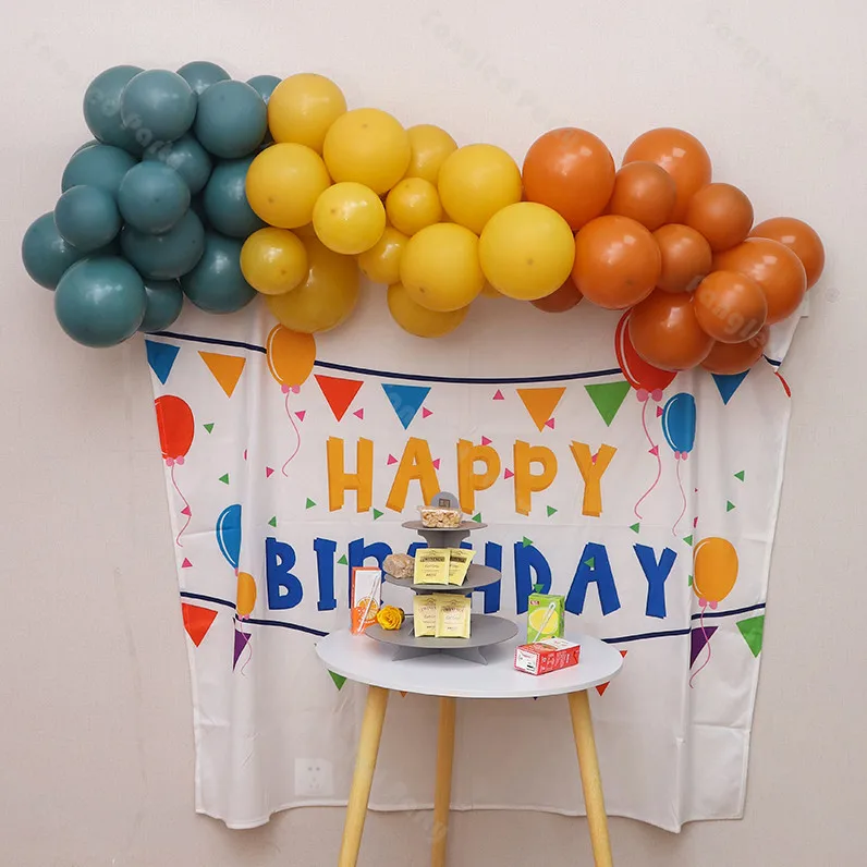 

75 шт., гирлянда для воздушных шаров в стиле «Ретро»