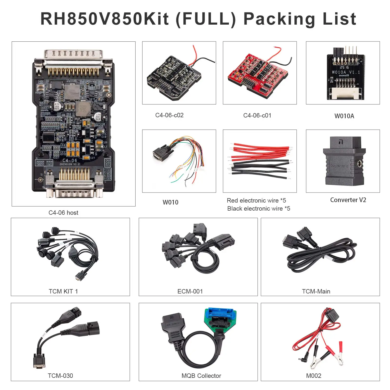 

2025 Новый адаптер OBDSTAR RH850/V850, полный комплект для MQB, все ключи, потерянная работа с X300 Classic G3