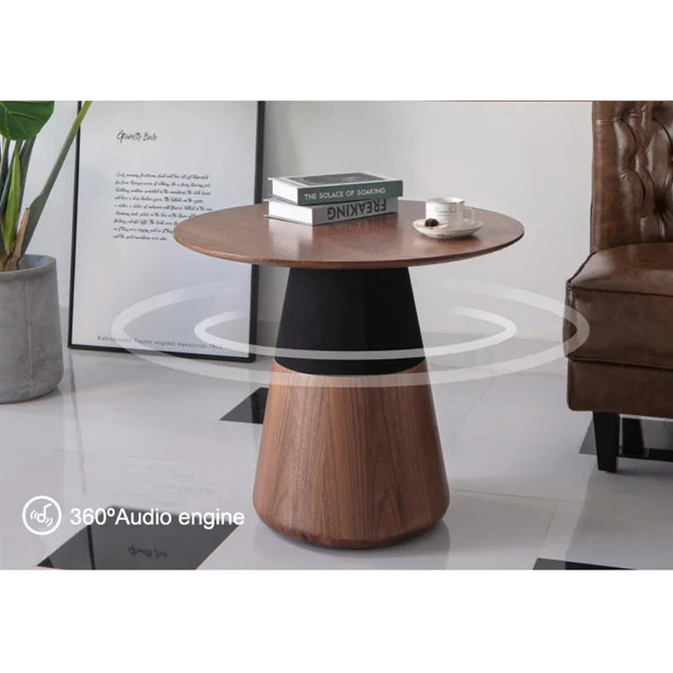 

360 Degree Audio Engine Smart Height Adjustable Coffee Dining Table