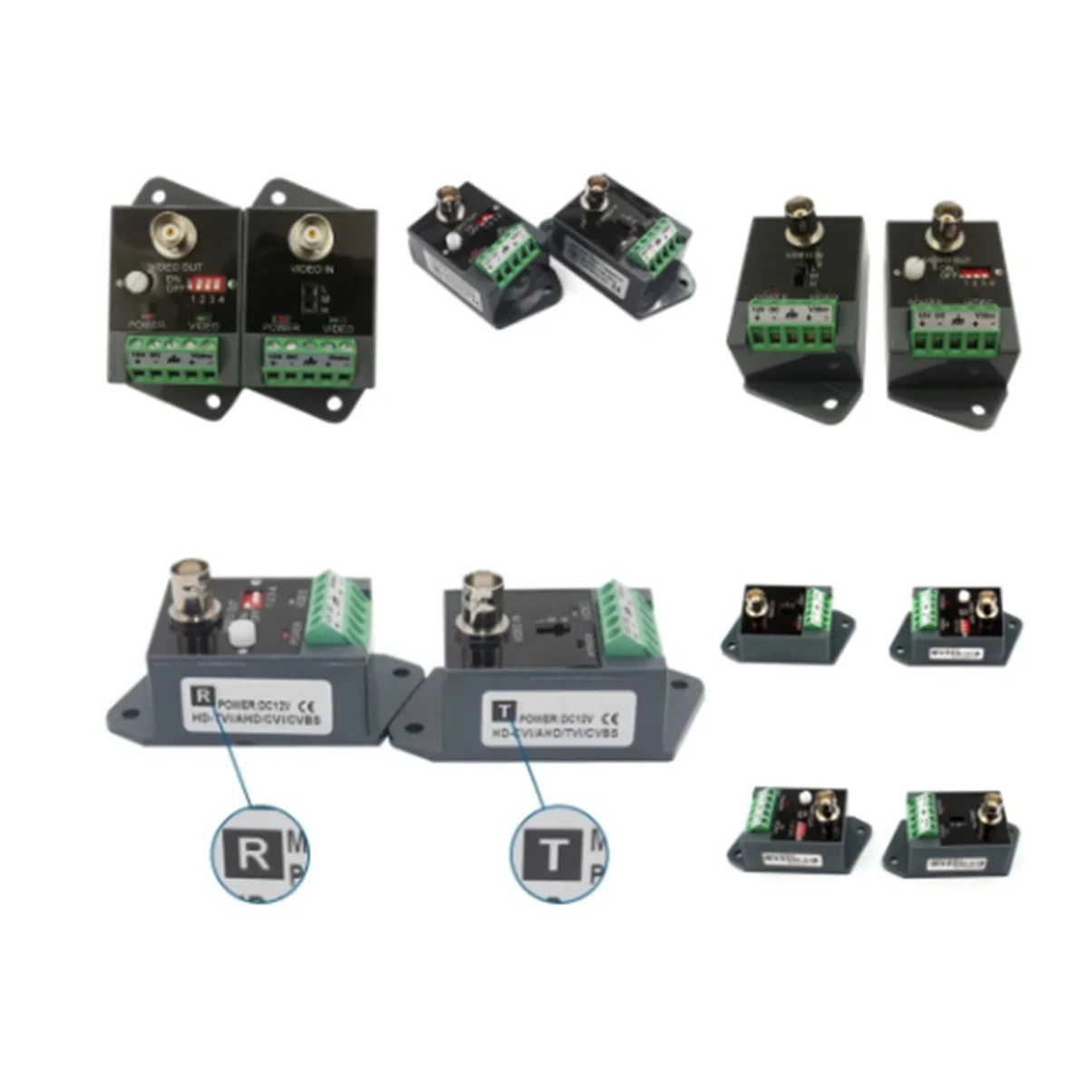 Одноканальный активный видеобалун для активного HD-видео трансивера CCTV HD-TVI CVI AHD