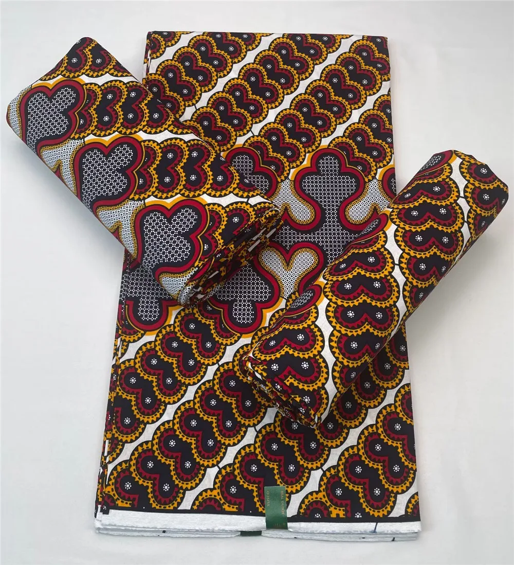 

Veritable Wax African Wax Fabric Nigerian Ankara Block Prints Batik Fabric Dutch Hollandais Pagne 100% Cotton For Sewing VL-75