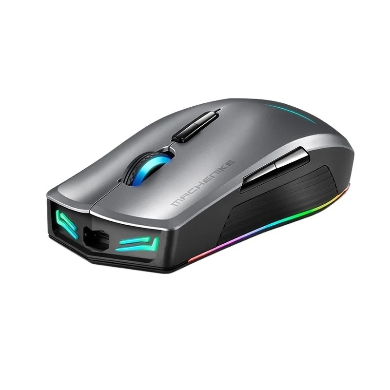 

Беспроводная игровая мышь Machenike M7, игровая мышь 16000 DPI RGB, программируемая перезаряжаемая компьютерная мышь PMW3212 PMW3335
