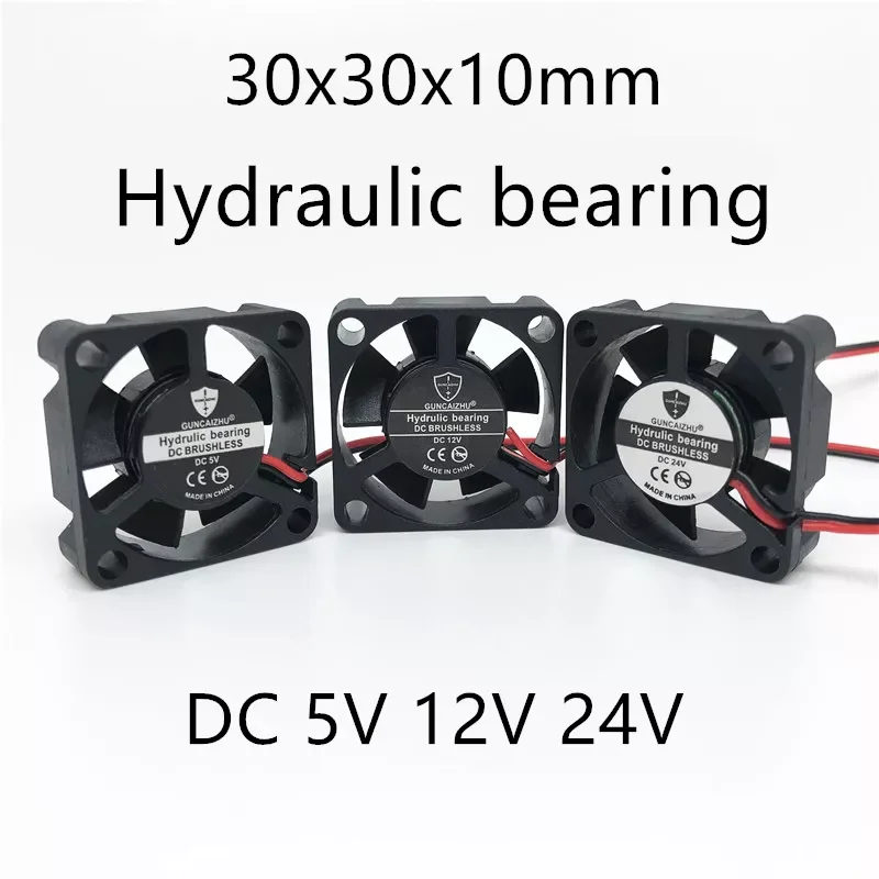 

2pcs NEW 3d Printer Fan 3010 30MM 30*30*10MM 3cm Graphics Card Fan Cooling Fan 5V 12V 24V 0.1A With 2pin