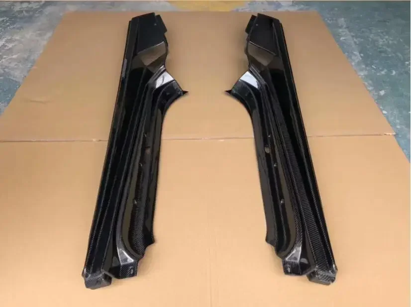 Юбки для тела Lamborghini Huracan LP580 LP610 2014-2020 комплект боковых юбок крышка губ углеродное