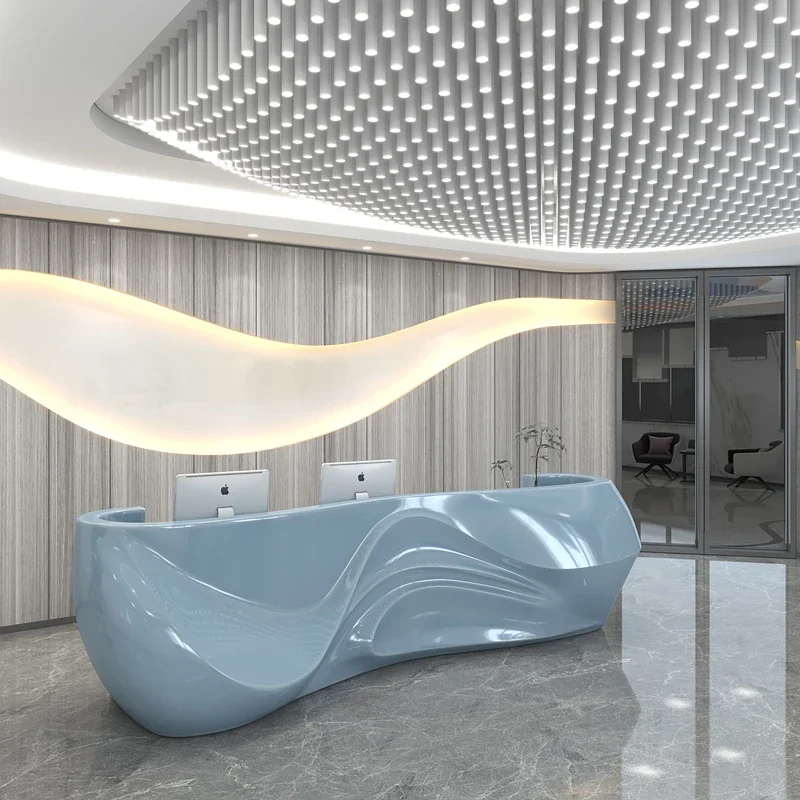 Роскошная стойка регистрации отеля магазин одежды современная барная салон