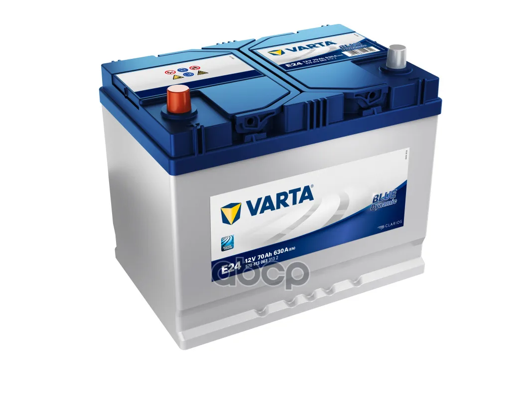 570413063_аккумуляторная Батарея! Blue Dynamic 19.5/17.9 Рус 70ah 630a 261/175/220 Varta арт. 570413063