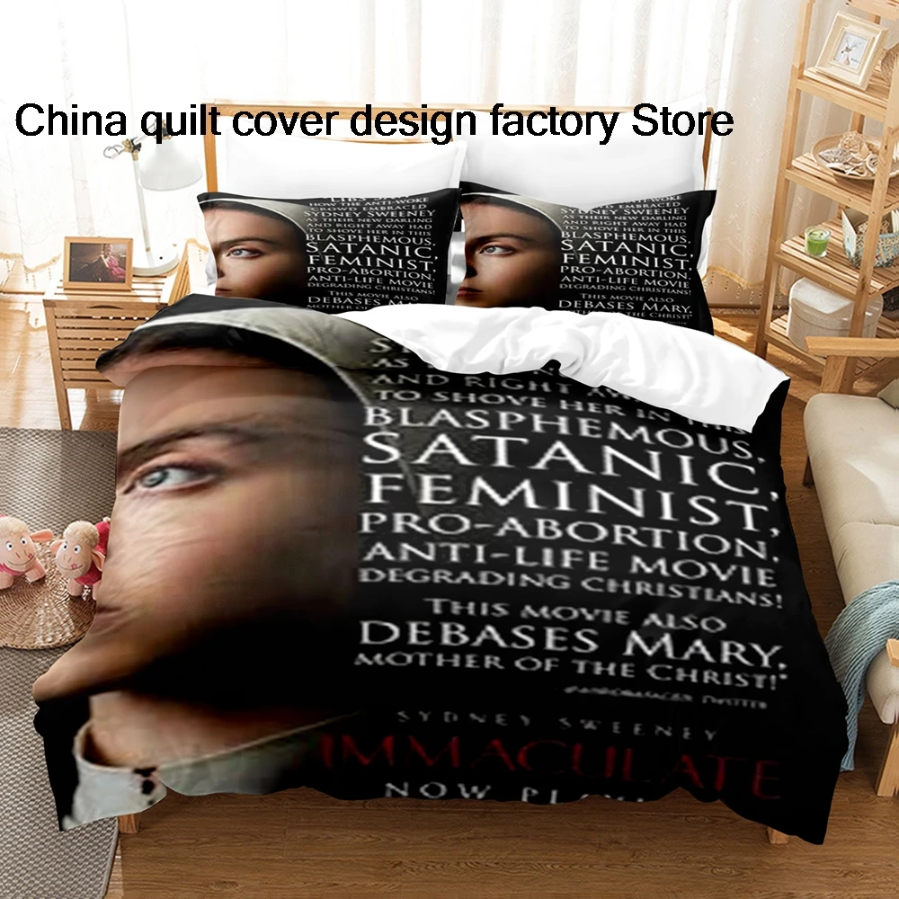 Комплект постельного белья Sydney Sweeney Immaculate одинарный полный королевский размер