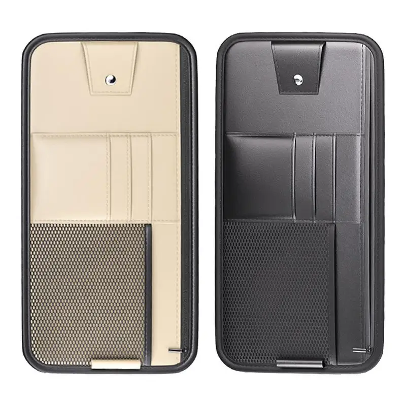 Держатель для очков из искусственной кожи с карманами универсальные