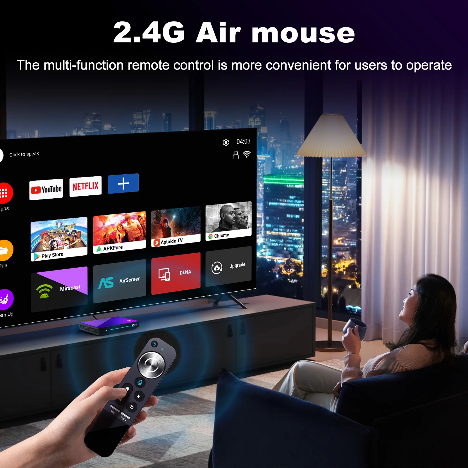 Приставка Смарт-ТВ H96 Max M9 8 ядер 2 + 16 ГБ Android 14 0