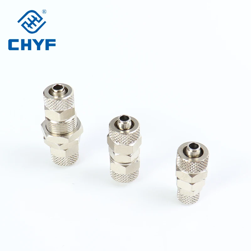 10 шт. серии PZR TKC никелированная латунь пневматический вставной быстрый