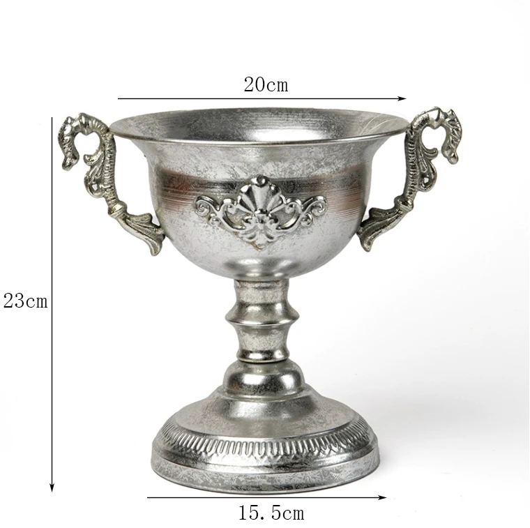 

Серебряная ретро ваза