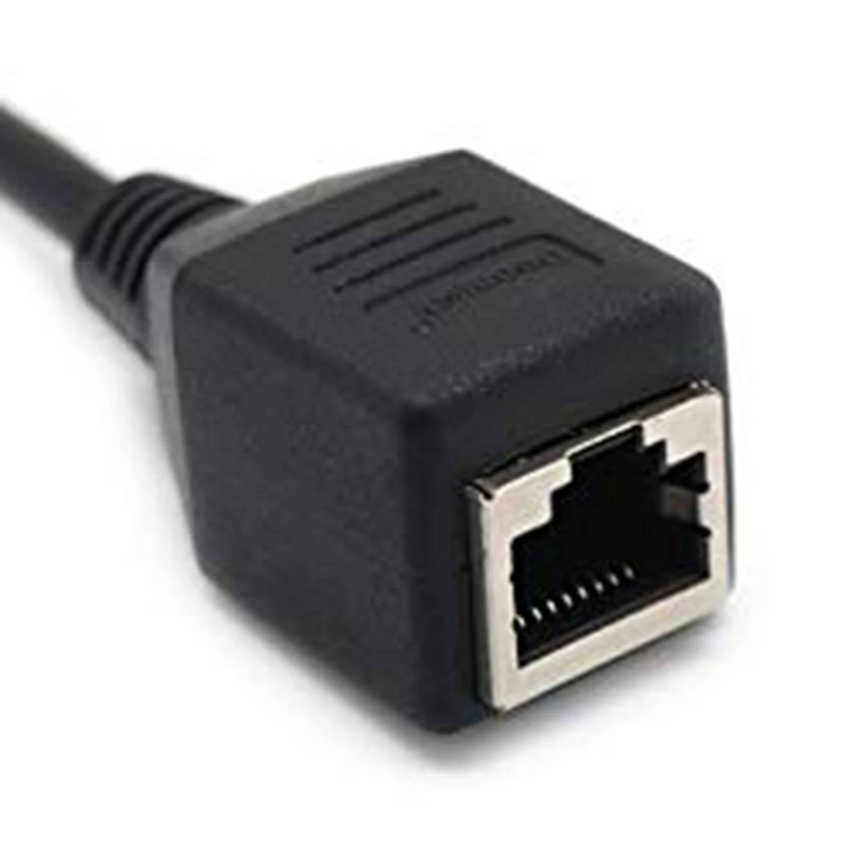 Адаптер VGA к RJ45 сетевой кабель сетевому кабелю Кабельный соединитель монитора