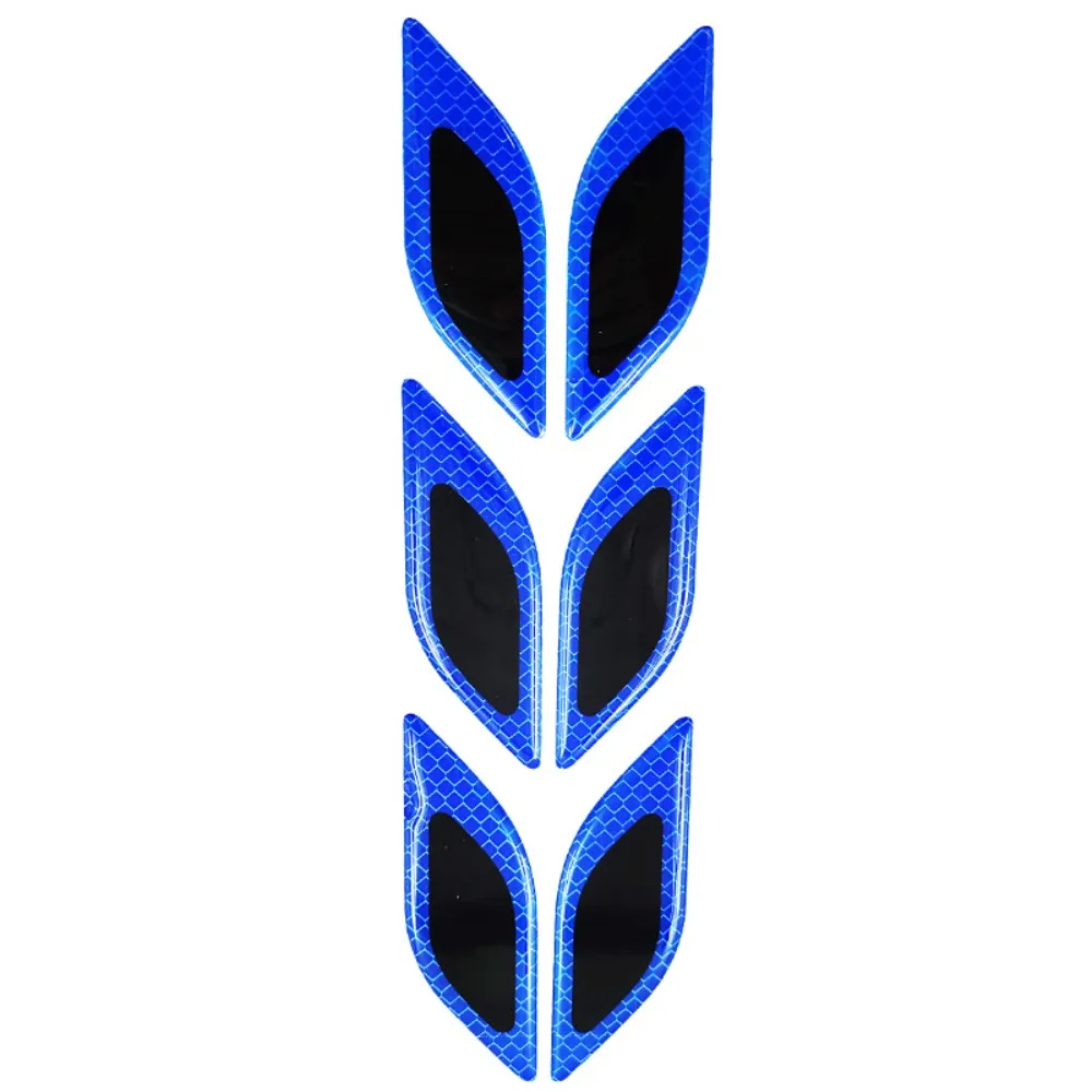 6 шт./набор светоотражающие наклейки для автомобиля