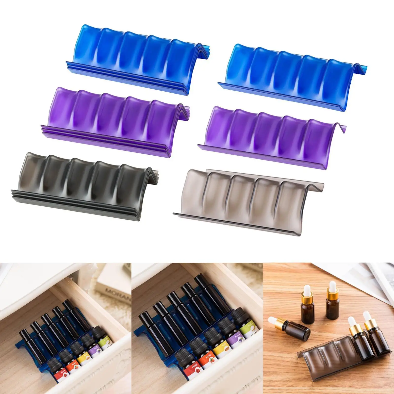 

Essential Oil Bottle Storage Rack Rack Expandable for 5mL-20mL