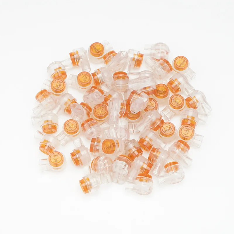 

200PCS K1 Crimp Terminal Sindax Wire Cable Connection Quick-Fit Splicing Head Network Joint Connector For Telephone Cable