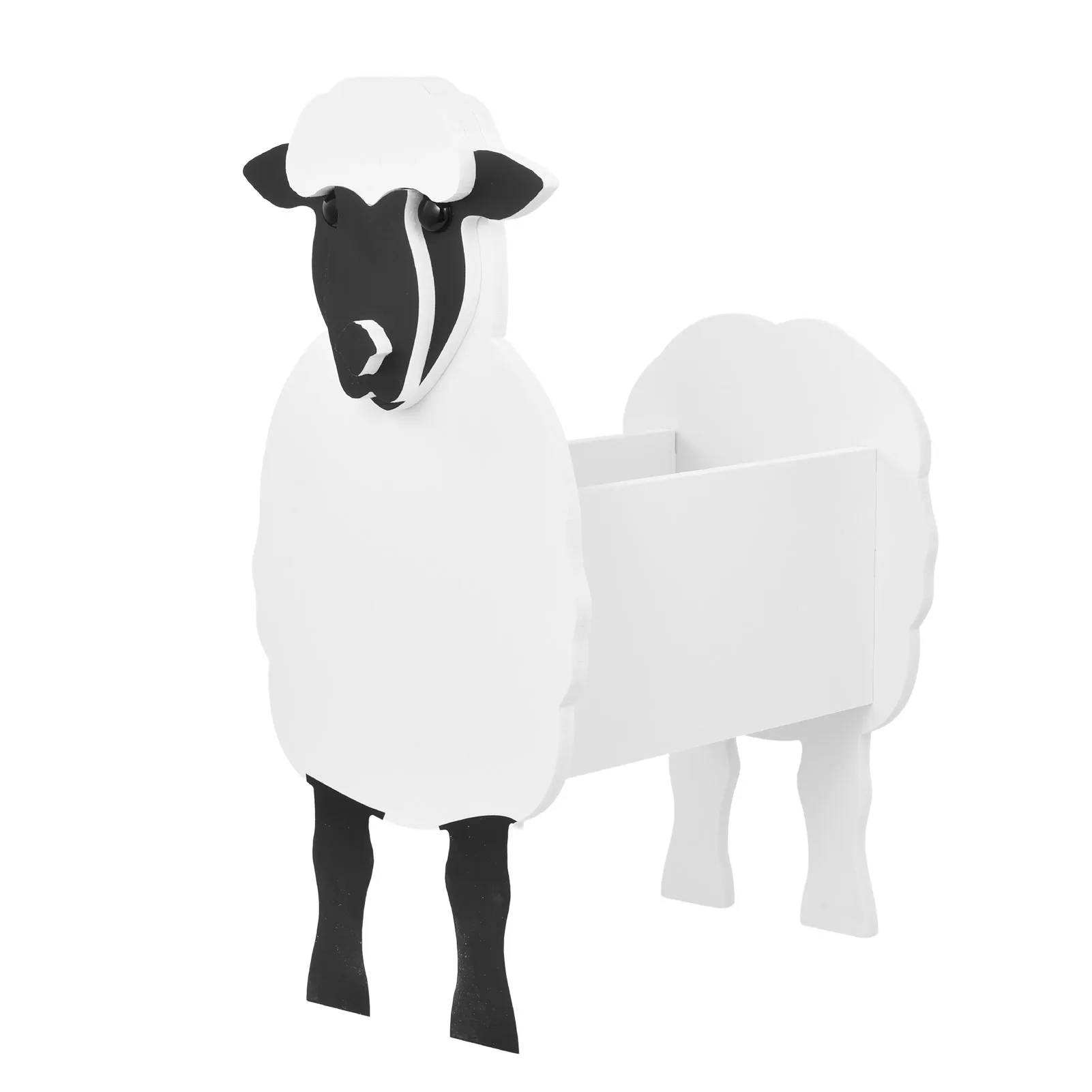 

Цветочный горшок в форме овцы, планшетофон, цветочные контейнеры, украшения для сада, искусство, ваза для растений из ПВХ