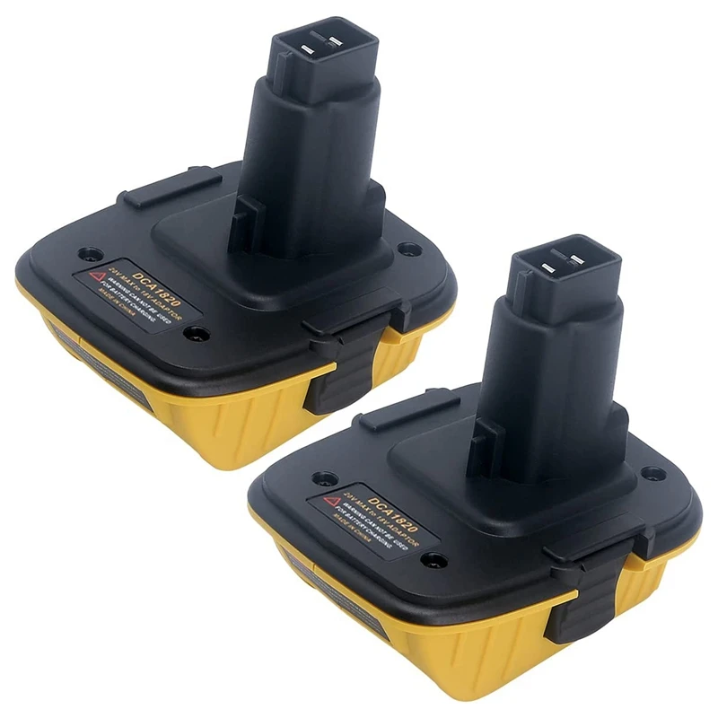 

DCA1820 Battery Adapter Replacement For Dewalt Lithium Battery DCB206 DC9098 DC9096 Li-Ion To Nickel Power Adapter