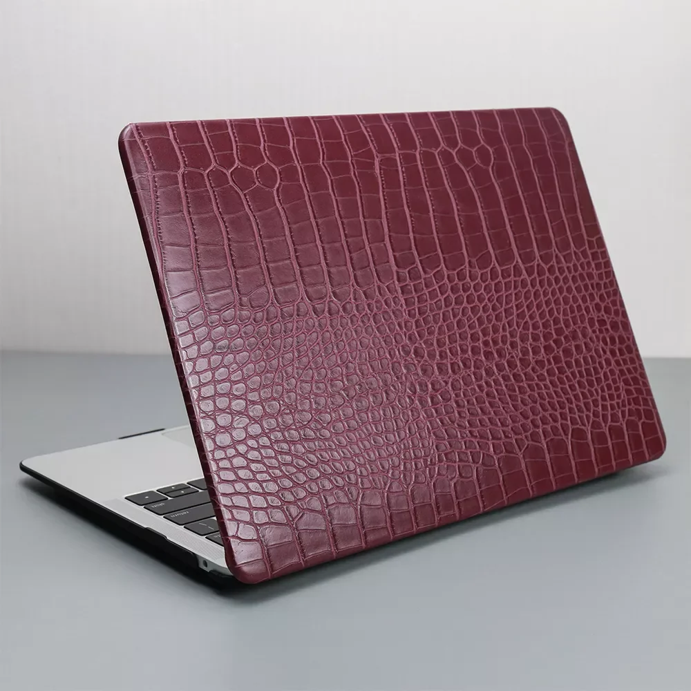 

Laptop Case For Macbook Air 13 Case PVC Hard bottom shell For Macbook Pro Retina 13 PU leather Case For 2021 MacBook Funda Cover