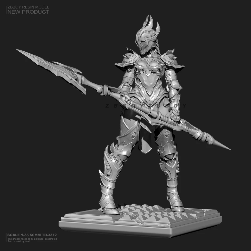 

50mm Resin figure model kits DIY toy resin soldier self-assembled TD-3372