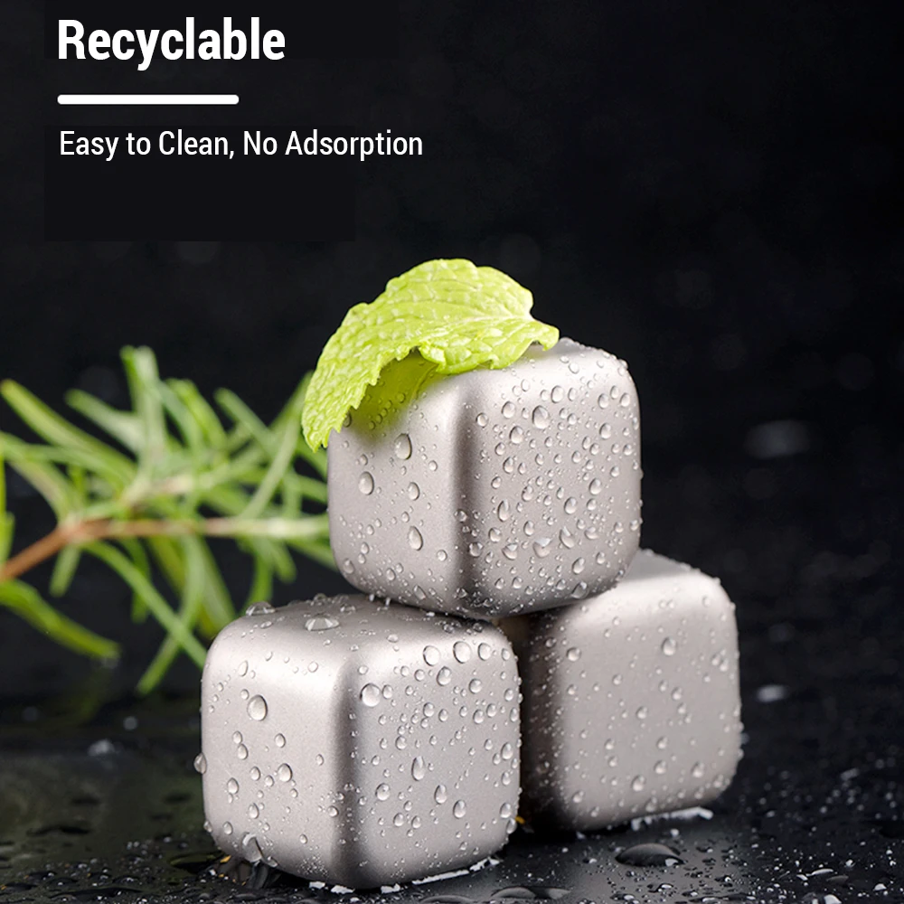 Набор камней для виски Ti многоразовые разноцветные охлаждающие камни и других