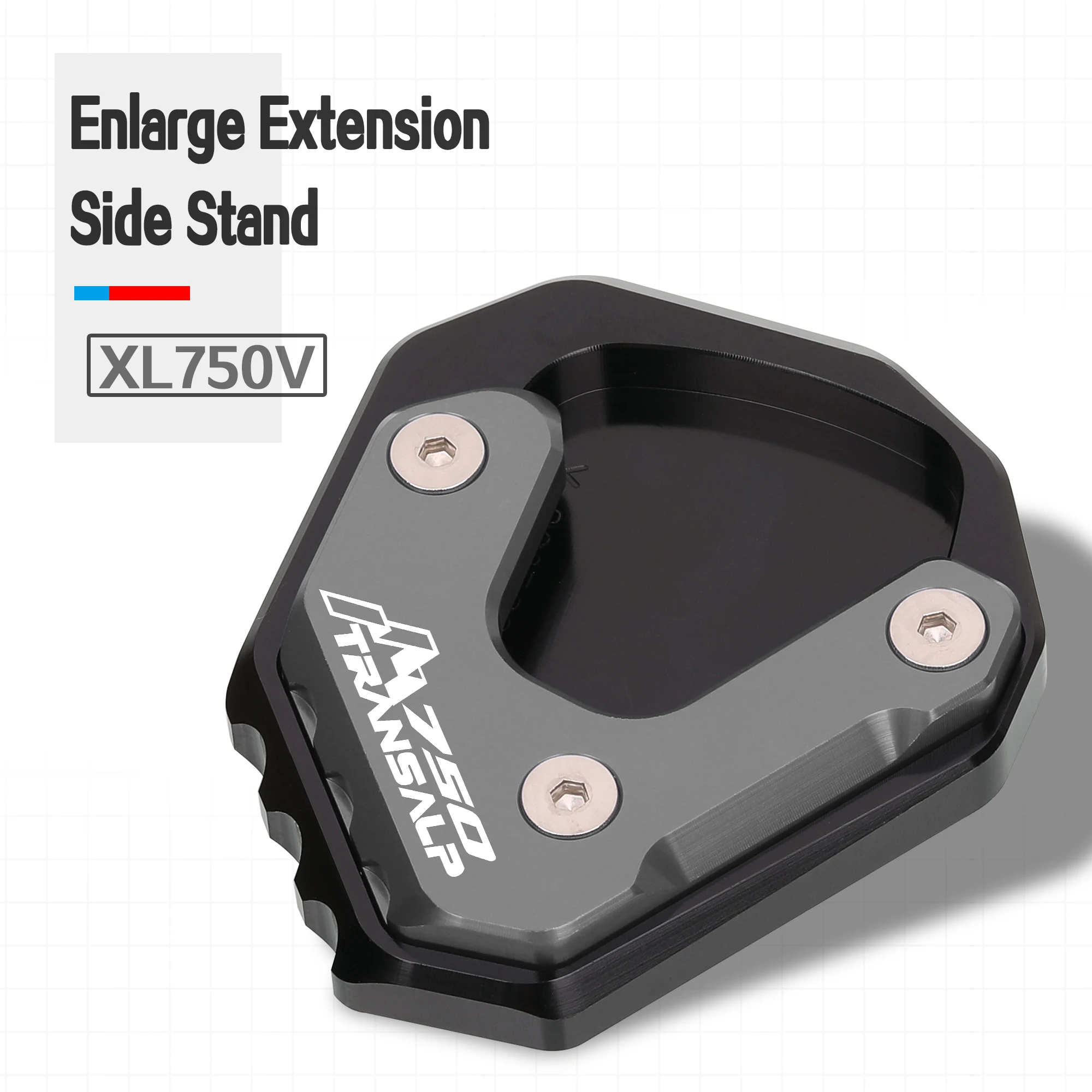 

Для Honda TRANSALP 750 XL750 TRANSALP боковая подставка для мотоцикла, увеличенное расширение TRANSALP 750, подставка для ног, поддержка ﻿