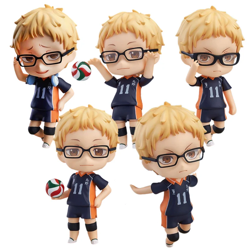 14 см Haikyuu! 616 # Kei Tsukishima Аниме фигурки Haikyuu экшн-фигурки для детей |